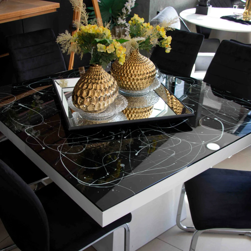 Juego de comedor ArtMesa cuadrada